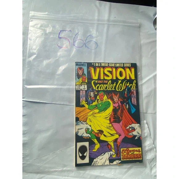 Marvel The Vision and the Scarlet Witch Comic Book 1 Limited Series October 1982 - Picture 1 of 1